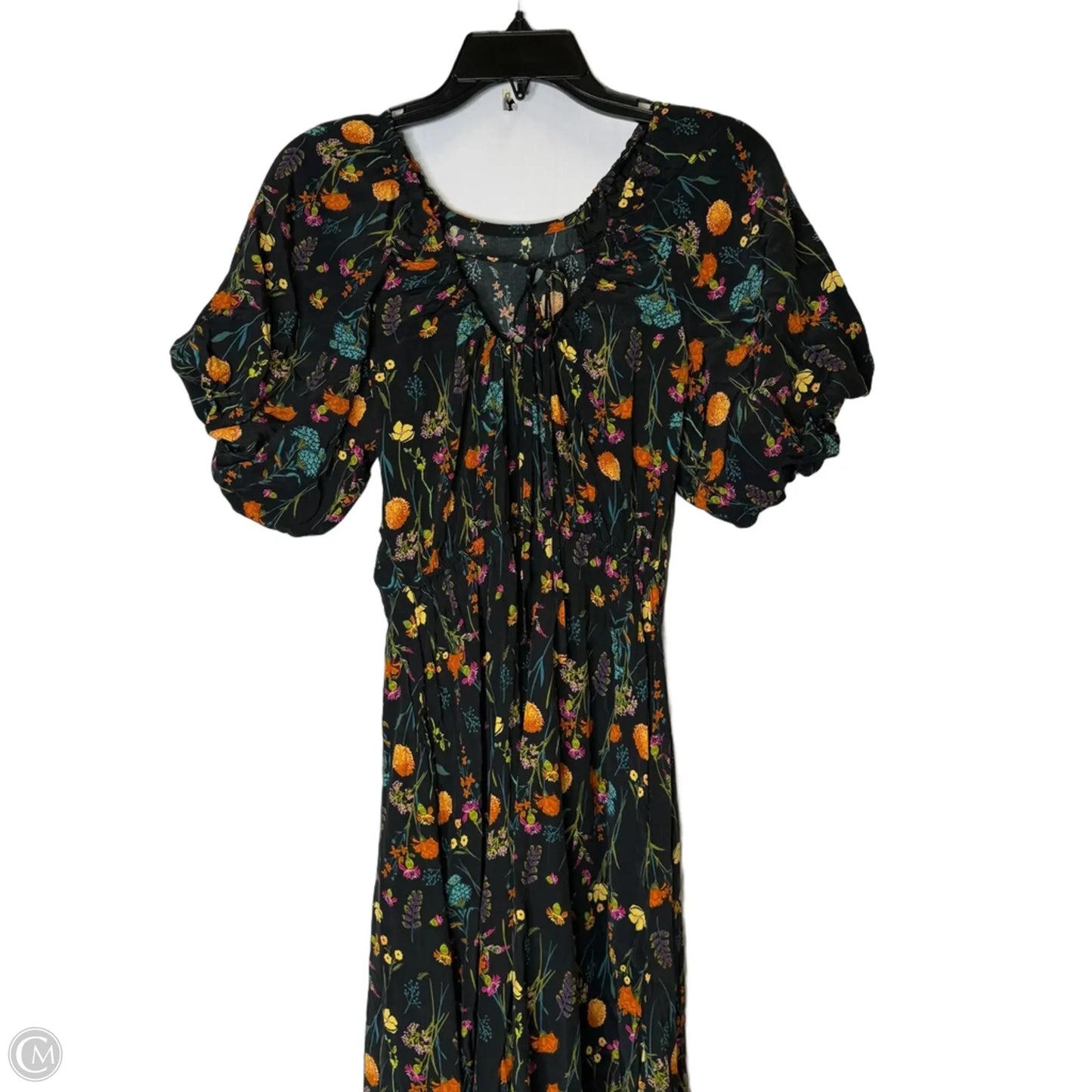 Dress Casual Midi By A New Day In Floral Print, Size: Xs