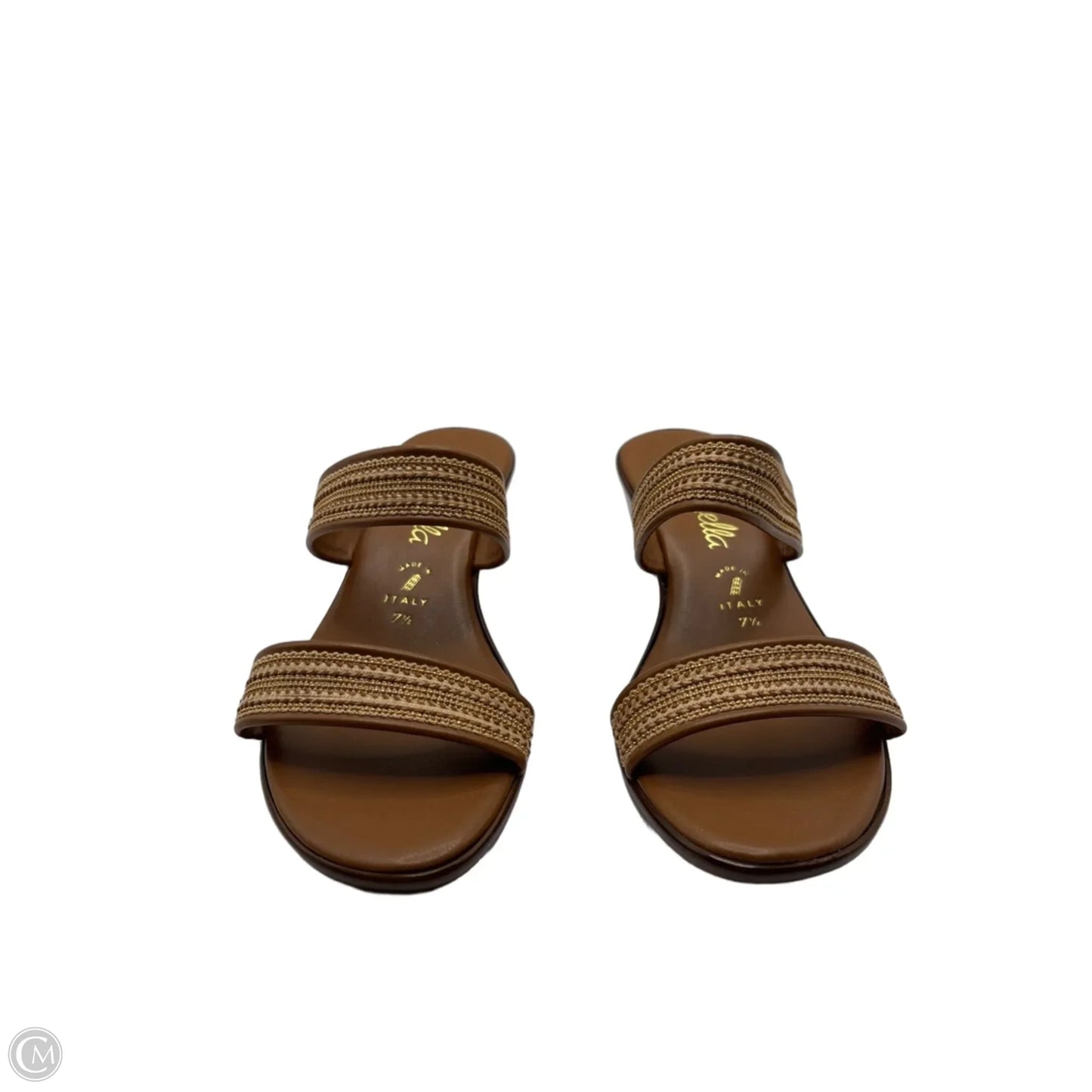 Shoes Heels Block By Toscanella In Brown, Size: 7.5