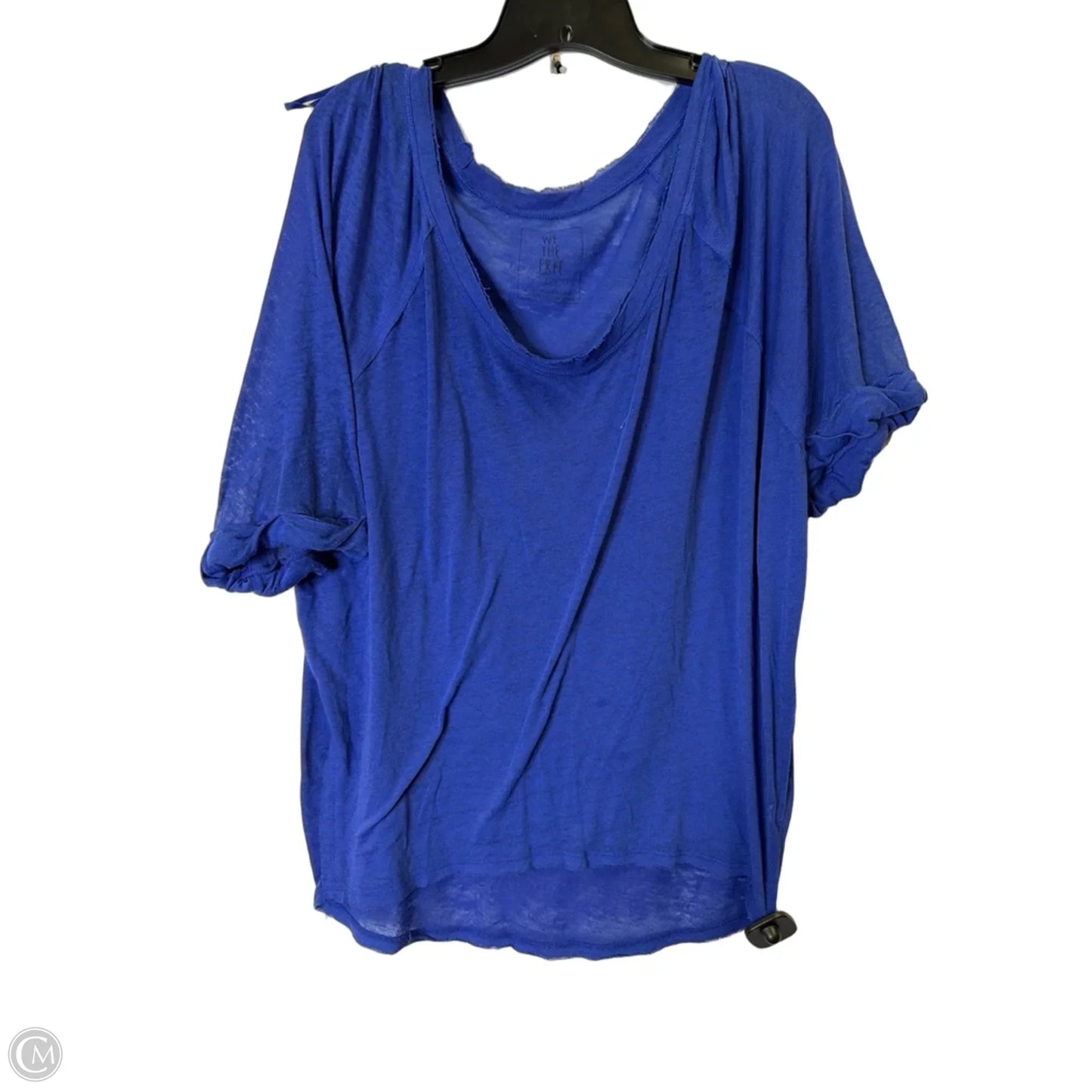Top Short Sleeve Basic By We The Free In Blue, Size: M