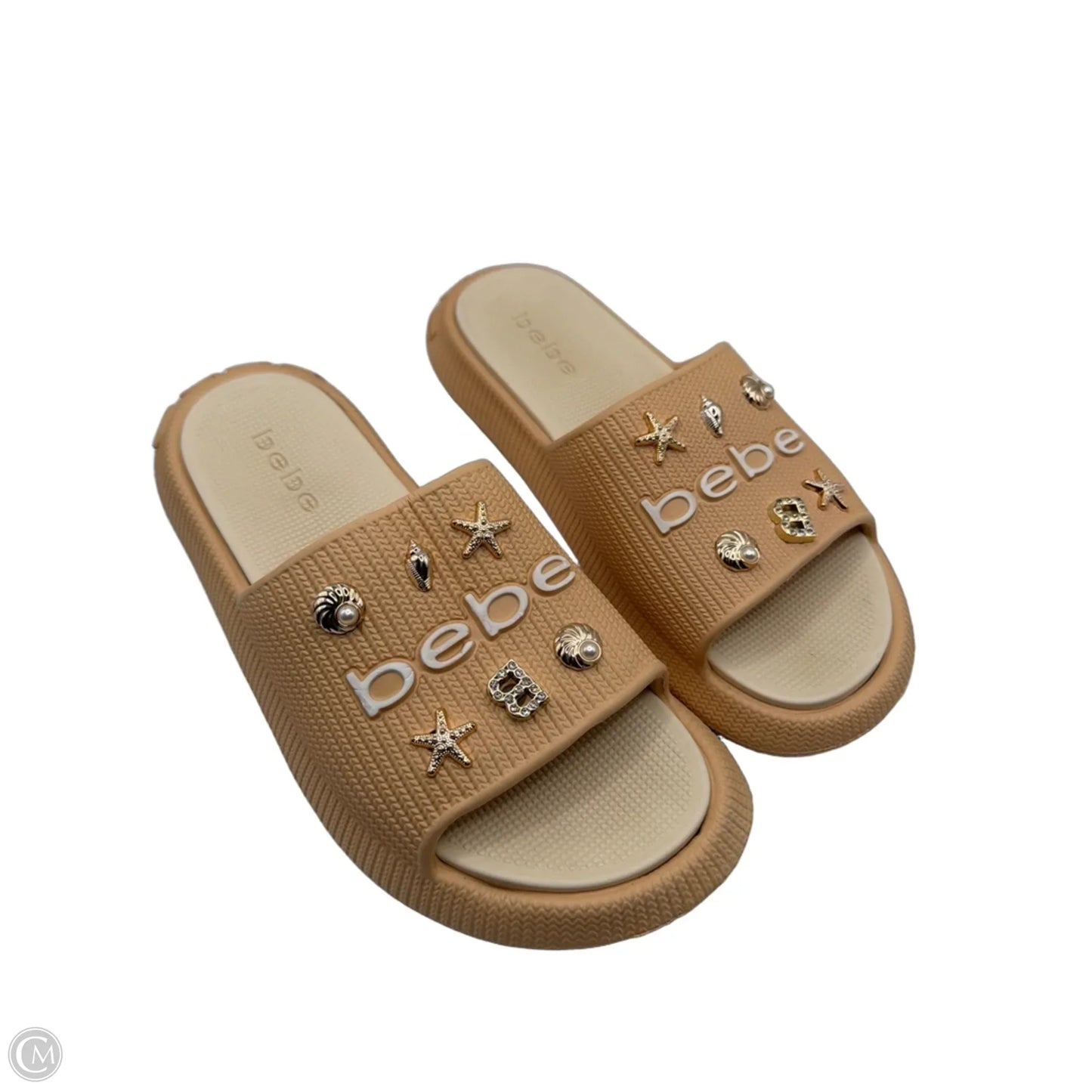 Sandals Flats By Bebe In Beige, Size: 9