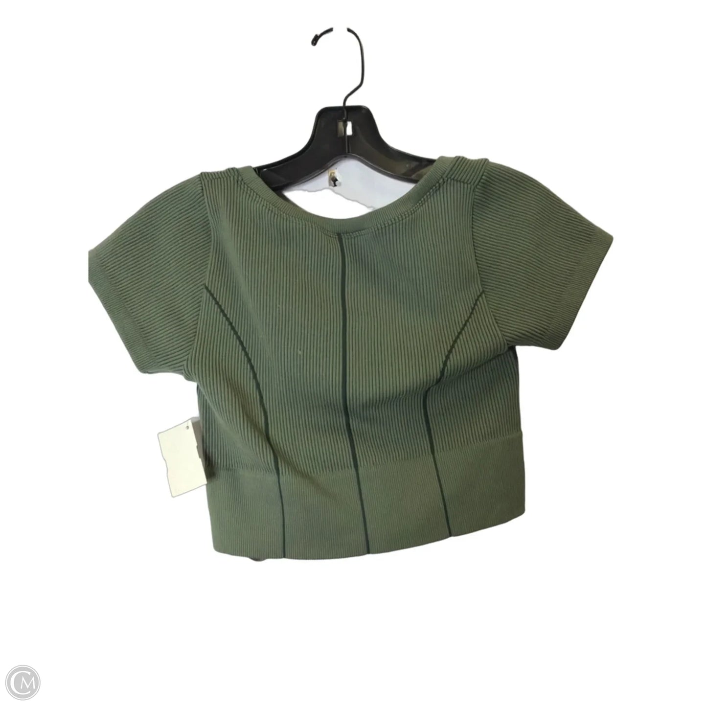 Athletic Top Short Sleeve By Offline In Green, Size: S