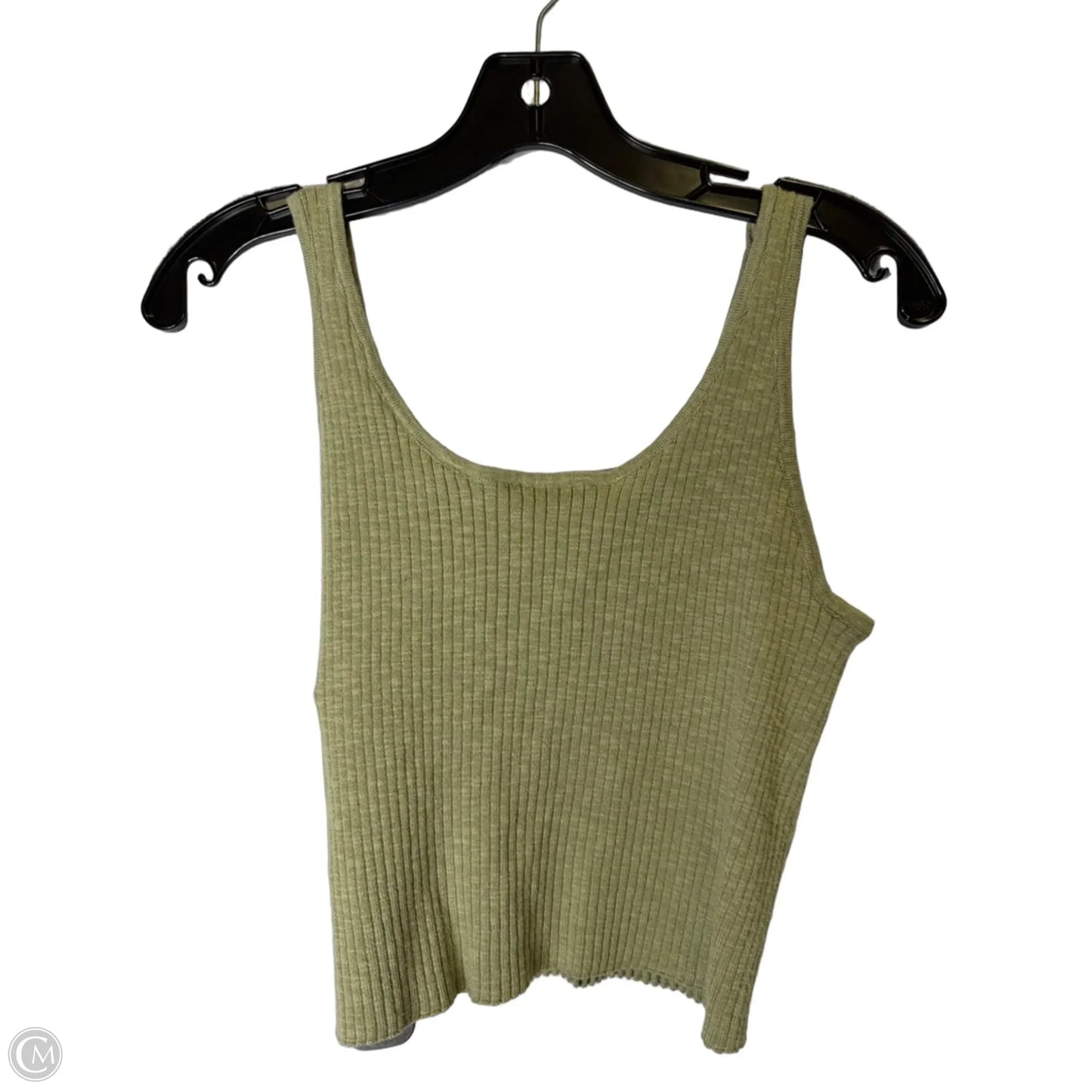 Top Sleeveless Basic By Clothes Mentor In Green, Size: L
