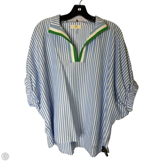 Top Short Sleeve By Entro In Striped Pattern, Size: M