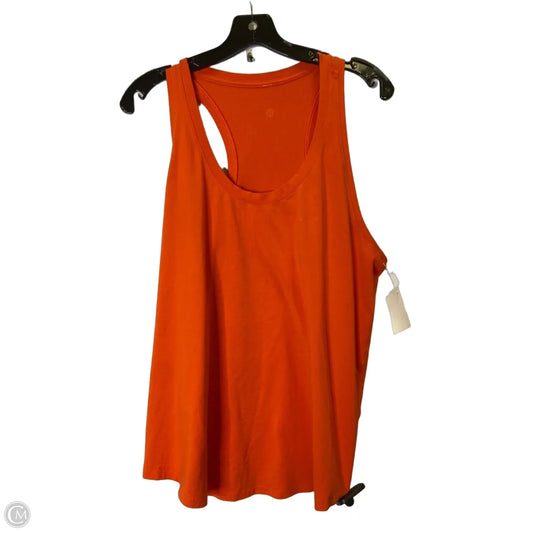 Athletic Tank Top By Lululemon In Orange