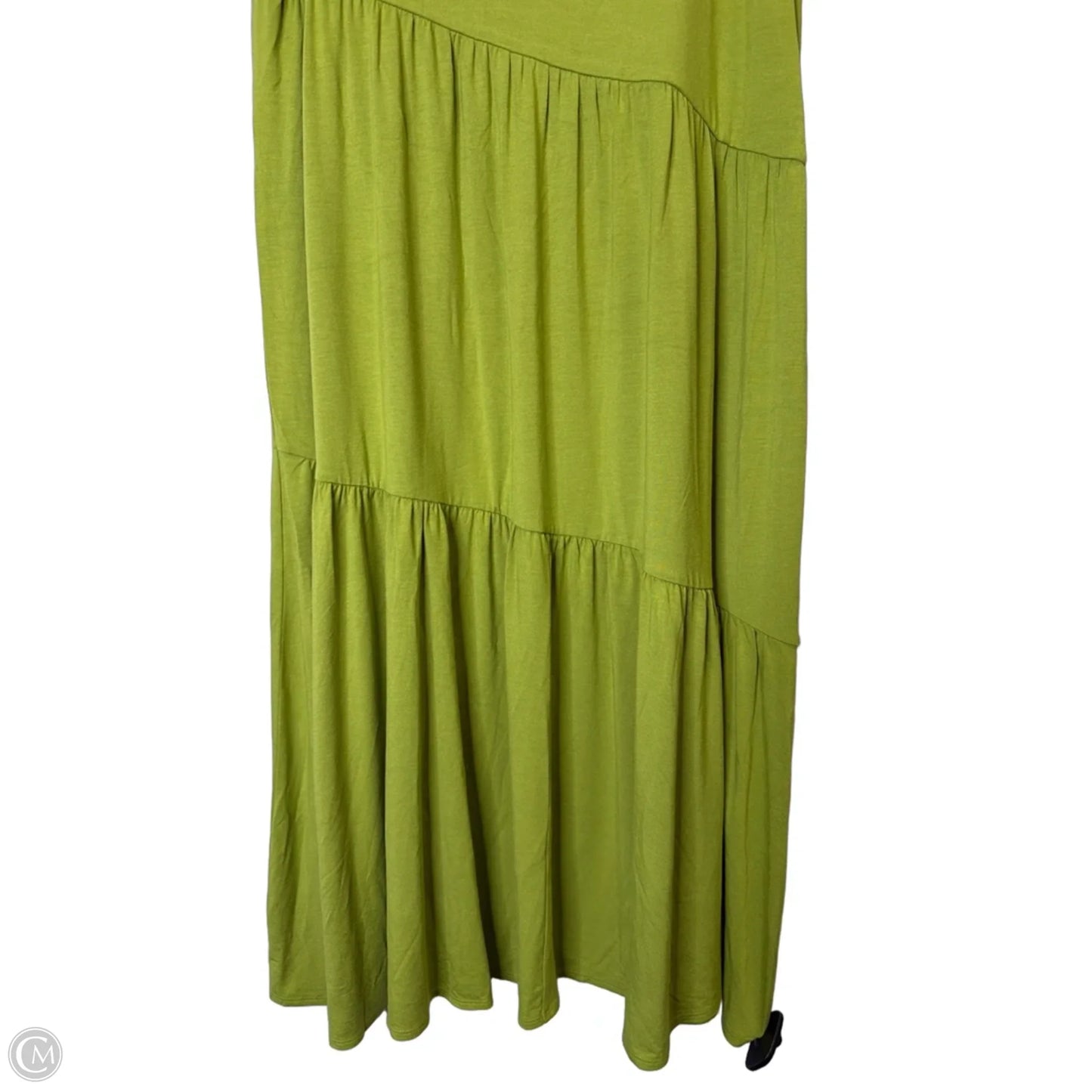 Dress Casual Maxi By Chicos In Green, Size: L