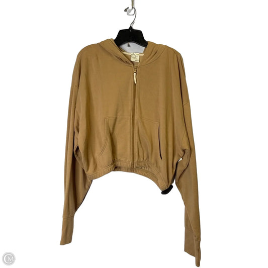 Athletic Jacket By Offline In Beige, Size: L