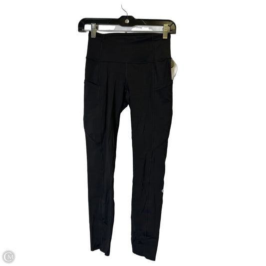 Athletic Leggings Capris By Lululemon In Black, Size: 4