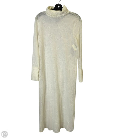Dress Casual Maxi By Zara In White, Size: S