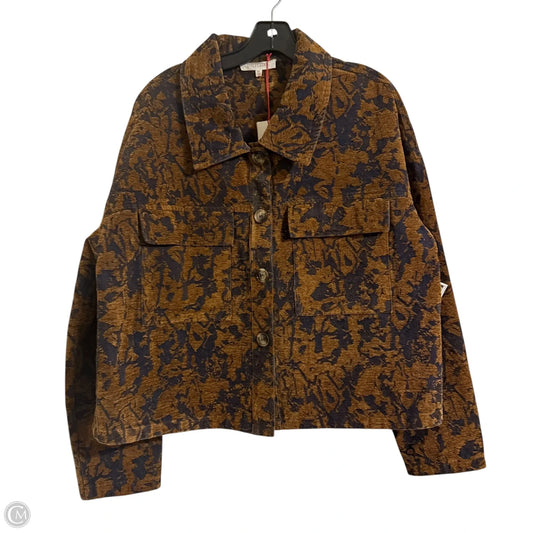 Jacket Other By Solitaire In Brown, Size: Xl