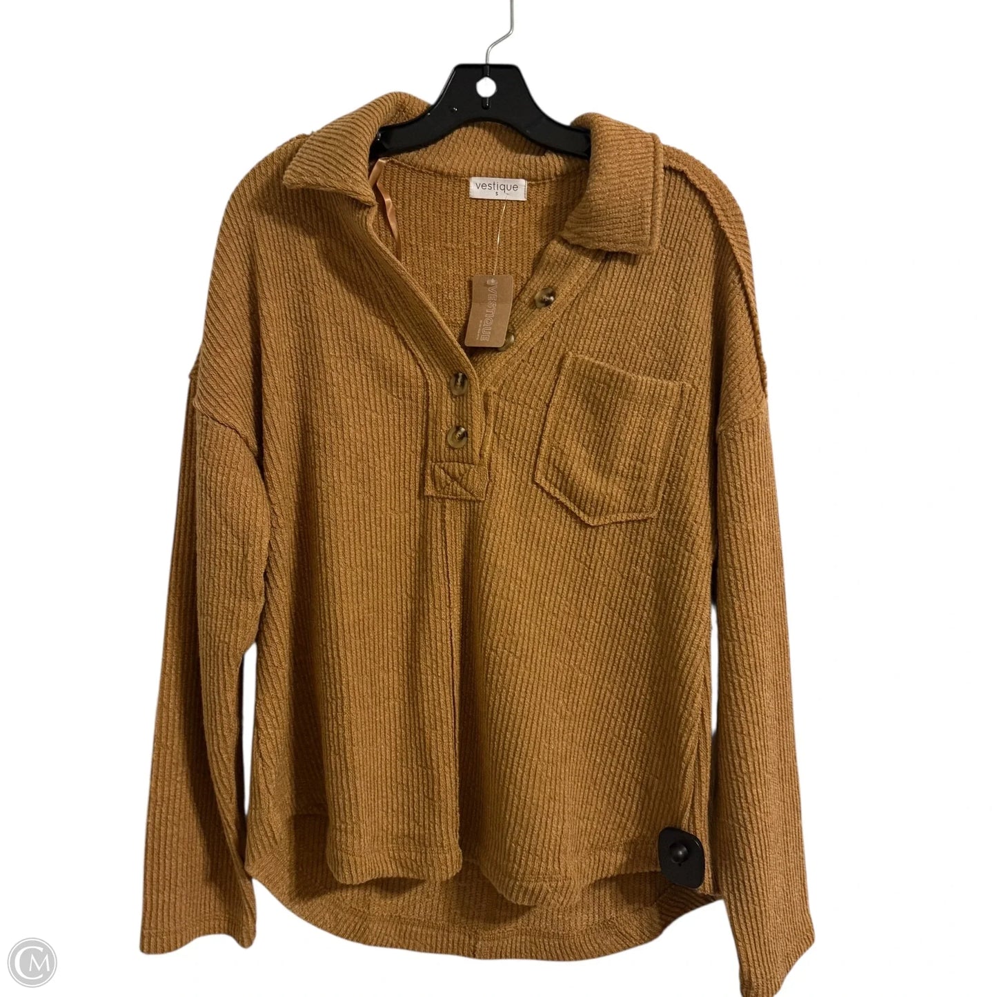 Sweater By Vestique In Brown, Size: S