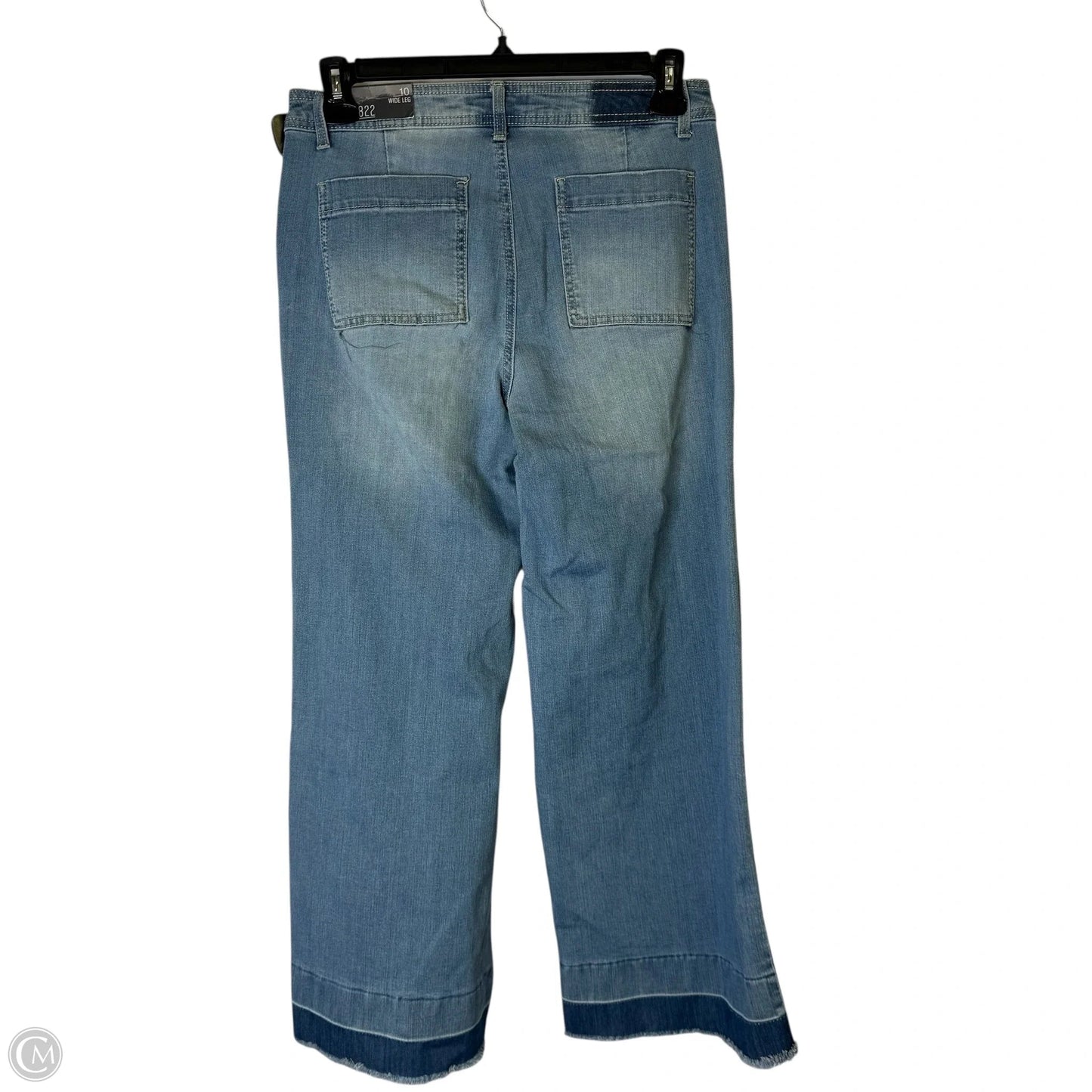 Jeans Flared By 1822 Denim In Blue Denim, Size: 10