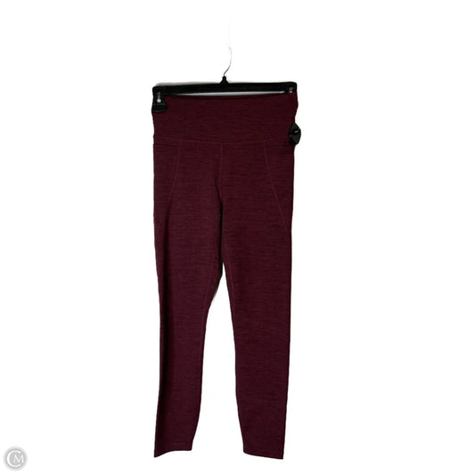 Athletic Leggings By Joy Lab In Red, Size: S