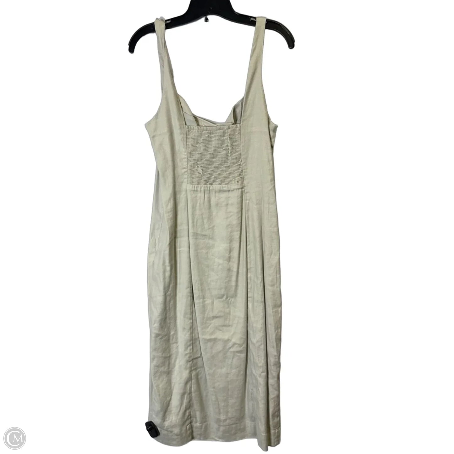 Dress Casual Midi By Anthropologie In Grey, Size: M