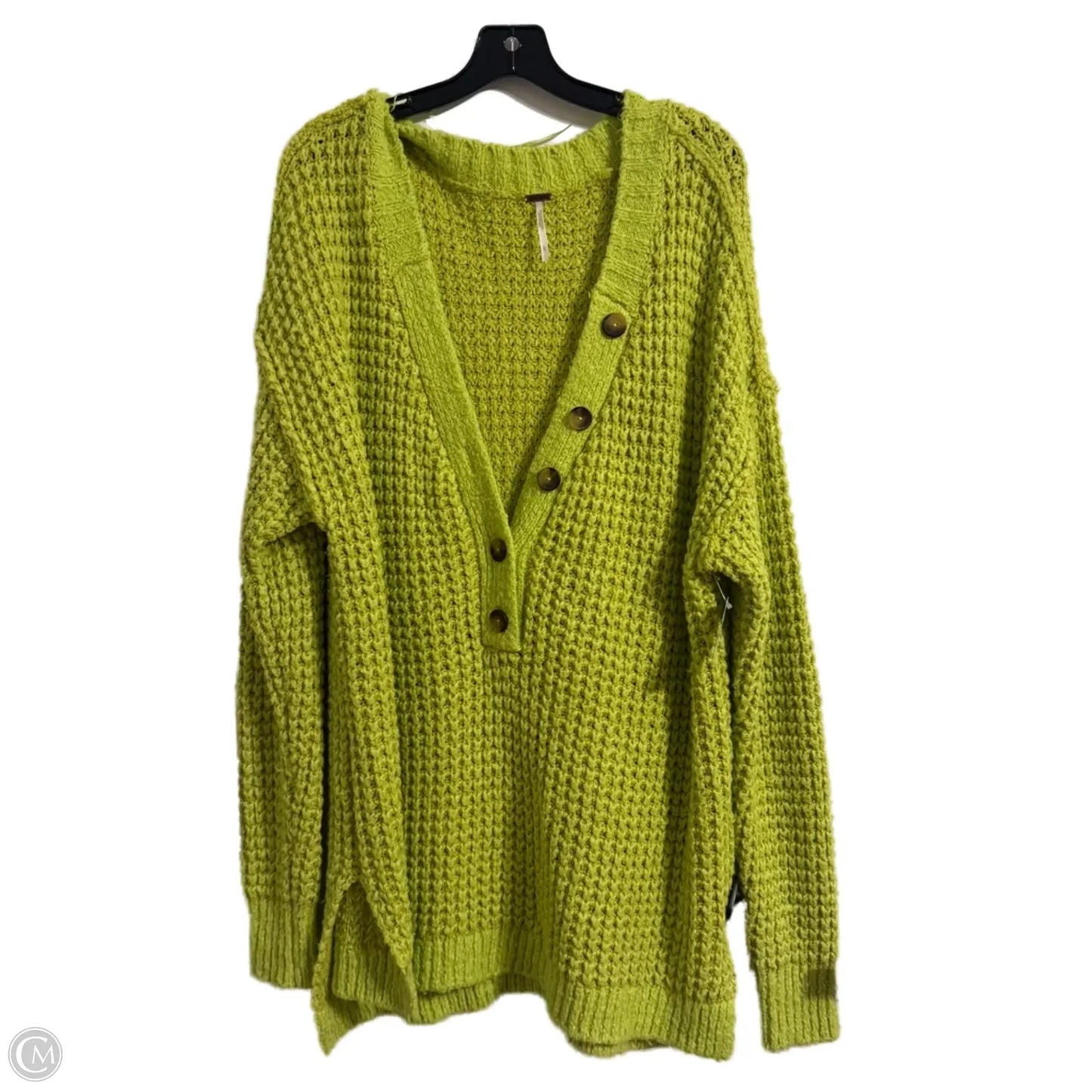Sweater By Free People In Green, Size: L