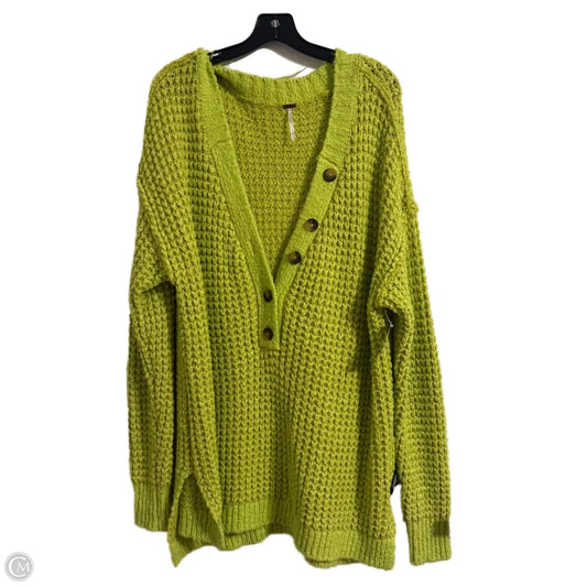 Sweater By Free People In Green, Size: L