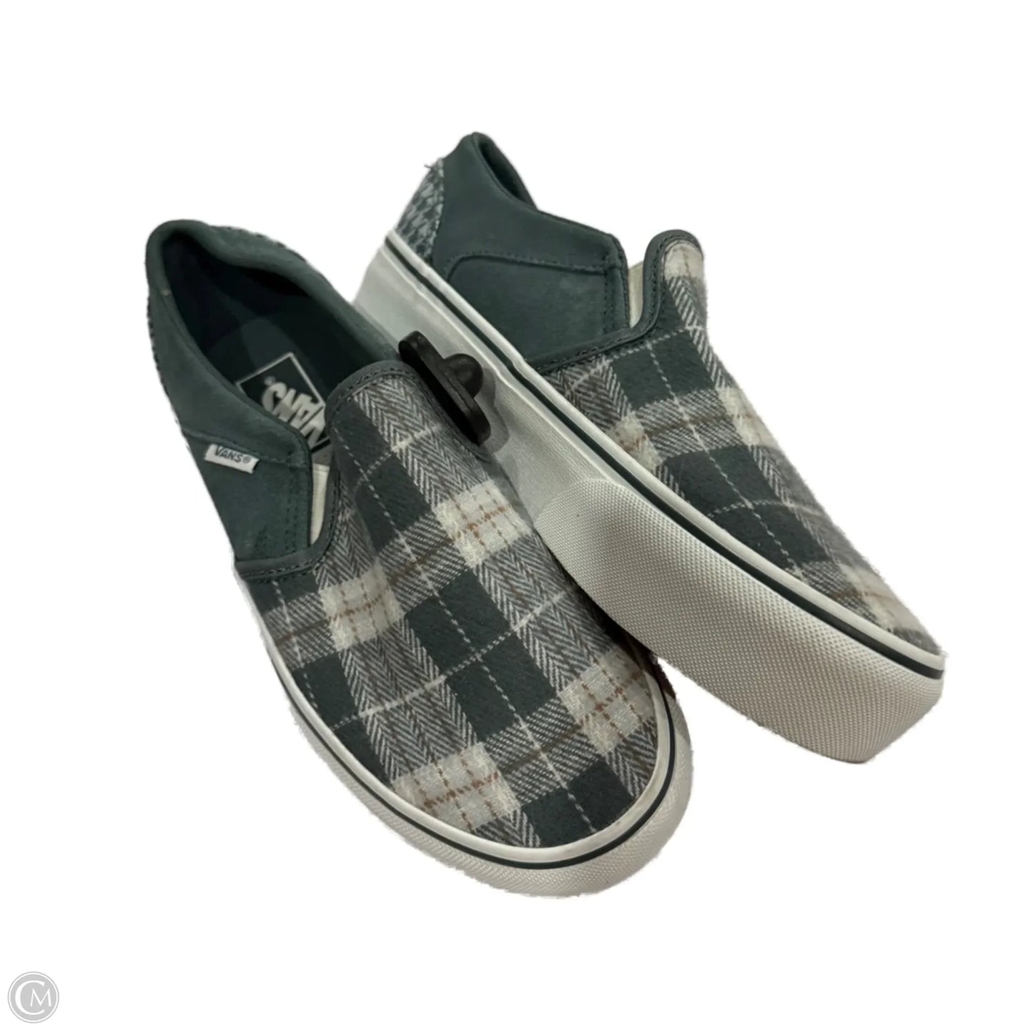 Shoes Heels Platform By Vans In Grey, Size: 9