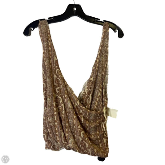 Top Sleeveless By Free People In Brown, Size: S