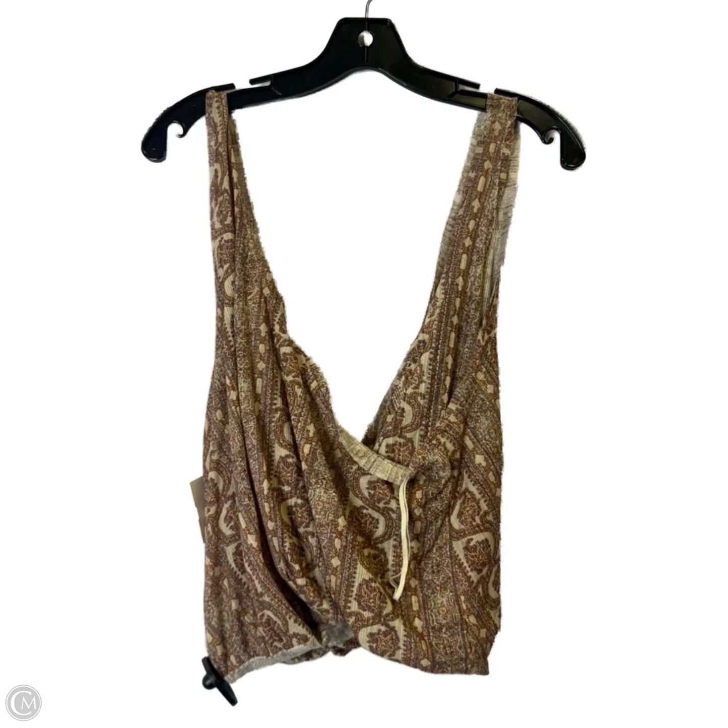 Top Sleeveless By Free People In Brown, Size: S