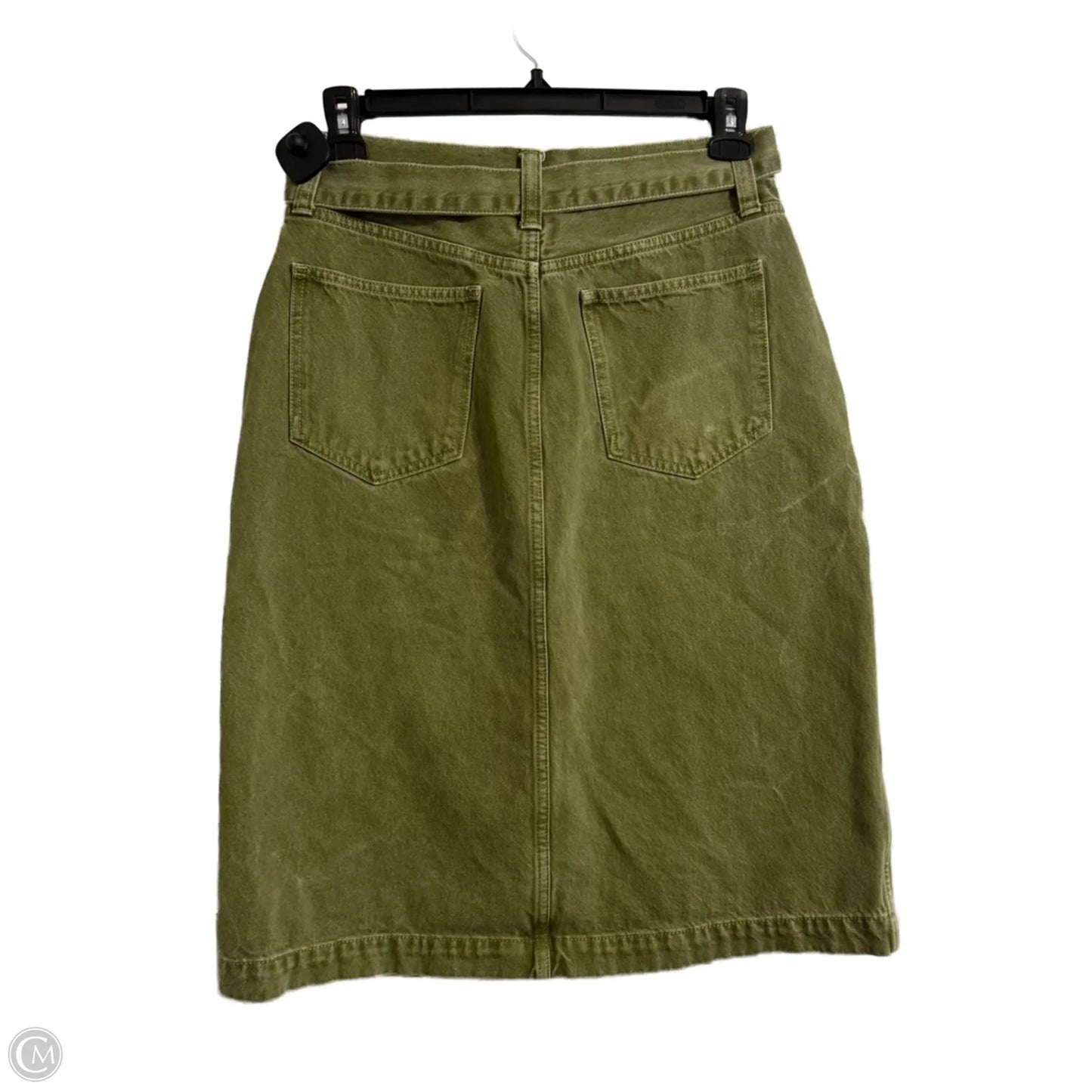 Skirt Midi By Madewell In Green, Size: 6