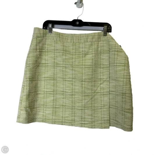 Skirt Mini & Short By Loft In Green, Size: 16