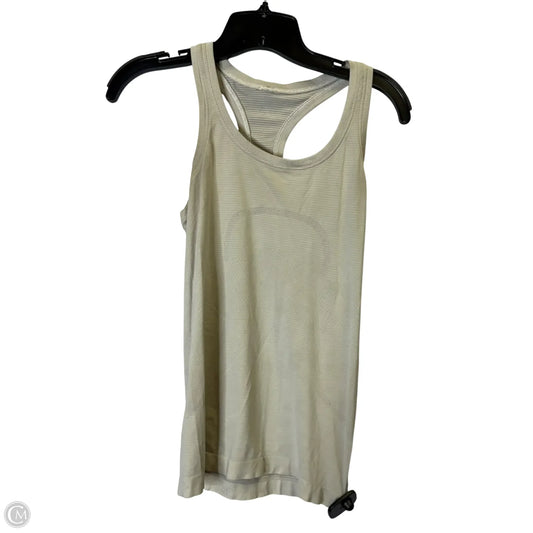 Athletic Tank Top By Lululemon In Cream, Size: S