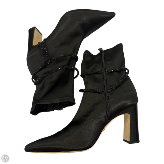 Boots Mid-calf Heels By Badgley Mischka In Black, Size: 9.5