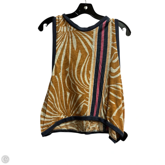 Athletic Tank Top By Free People In Orange, Size: M