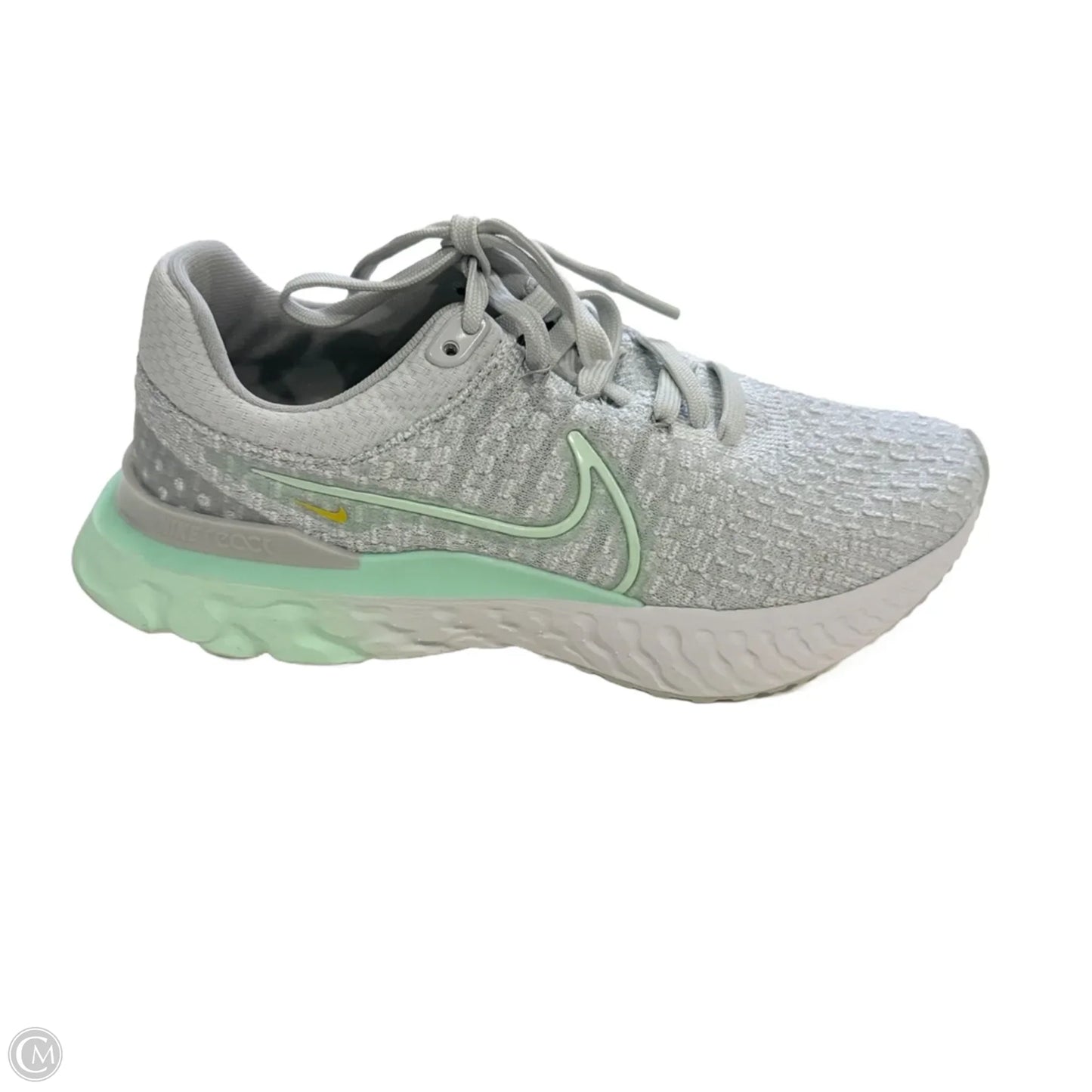 Shoes Athletic By Nike In Green & Grey, Size: 6