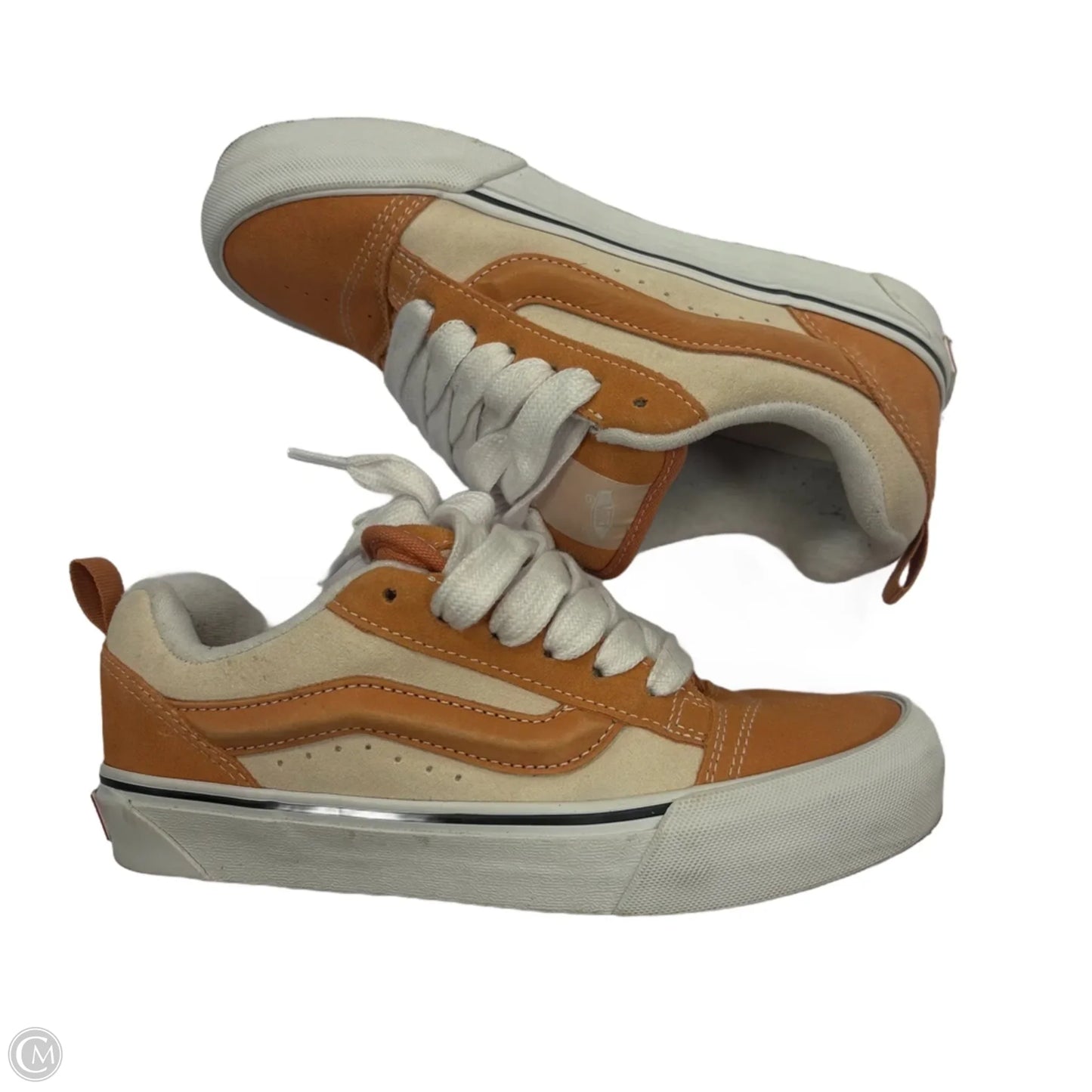 Shoes Sneakers By Vans In Orange, Size: 7