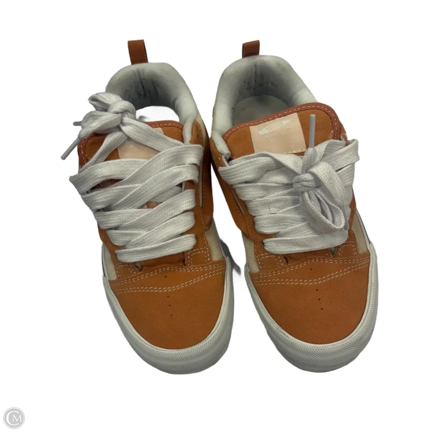 Shoes Sneakers By Vans In Orange, Size: 7