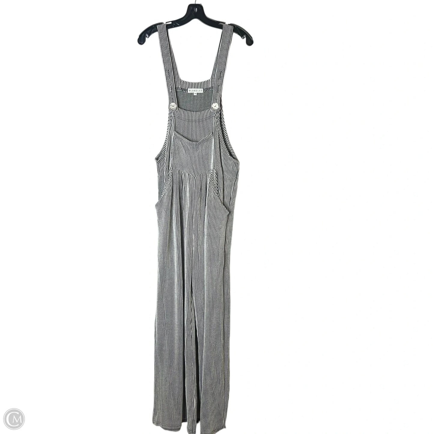 Overalls By Blakeley In Black & White, Size: M