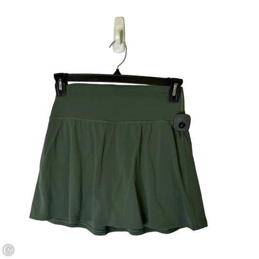 Athletic Skirt By Lululemon In Green, Size: M