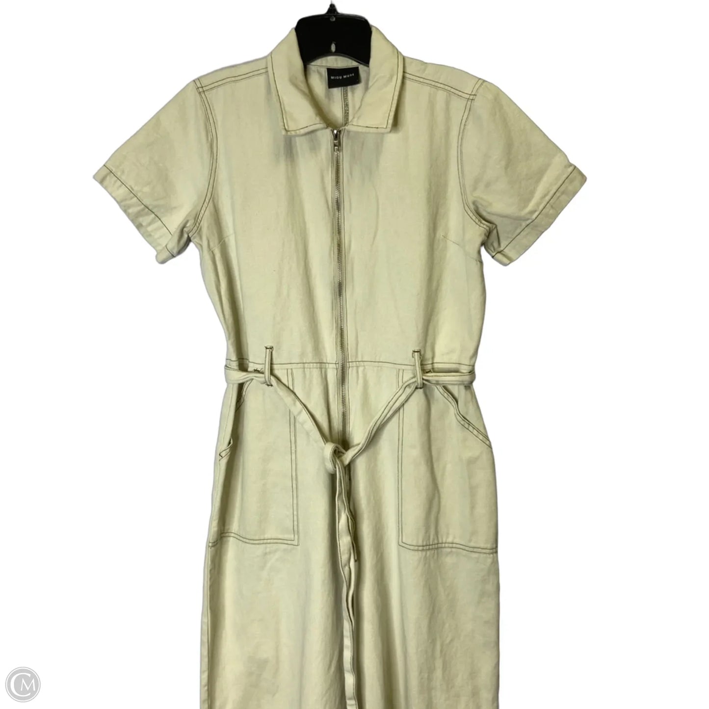 Jumpsuit By Miou Muse In Cream, Size: L