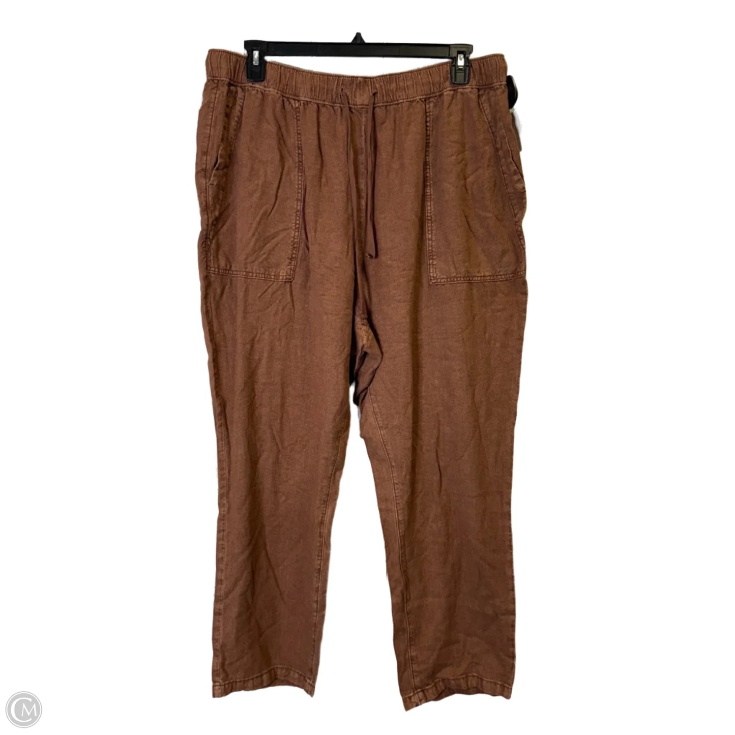 Pants Linen By Pilcro In Brown, Size: Xl