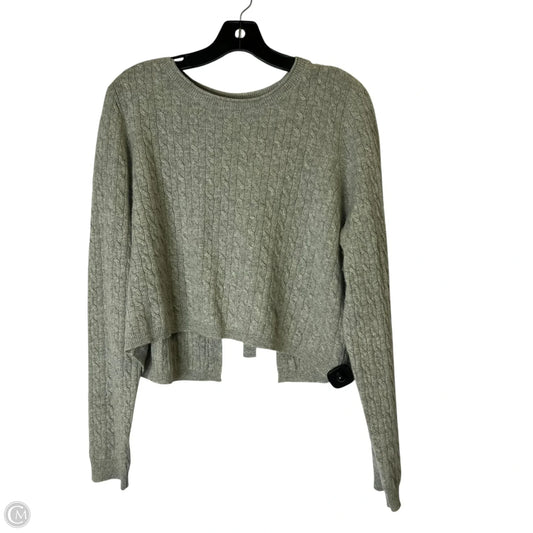 Sweater Cashmere By J. Crew In Grey, Size: Xl