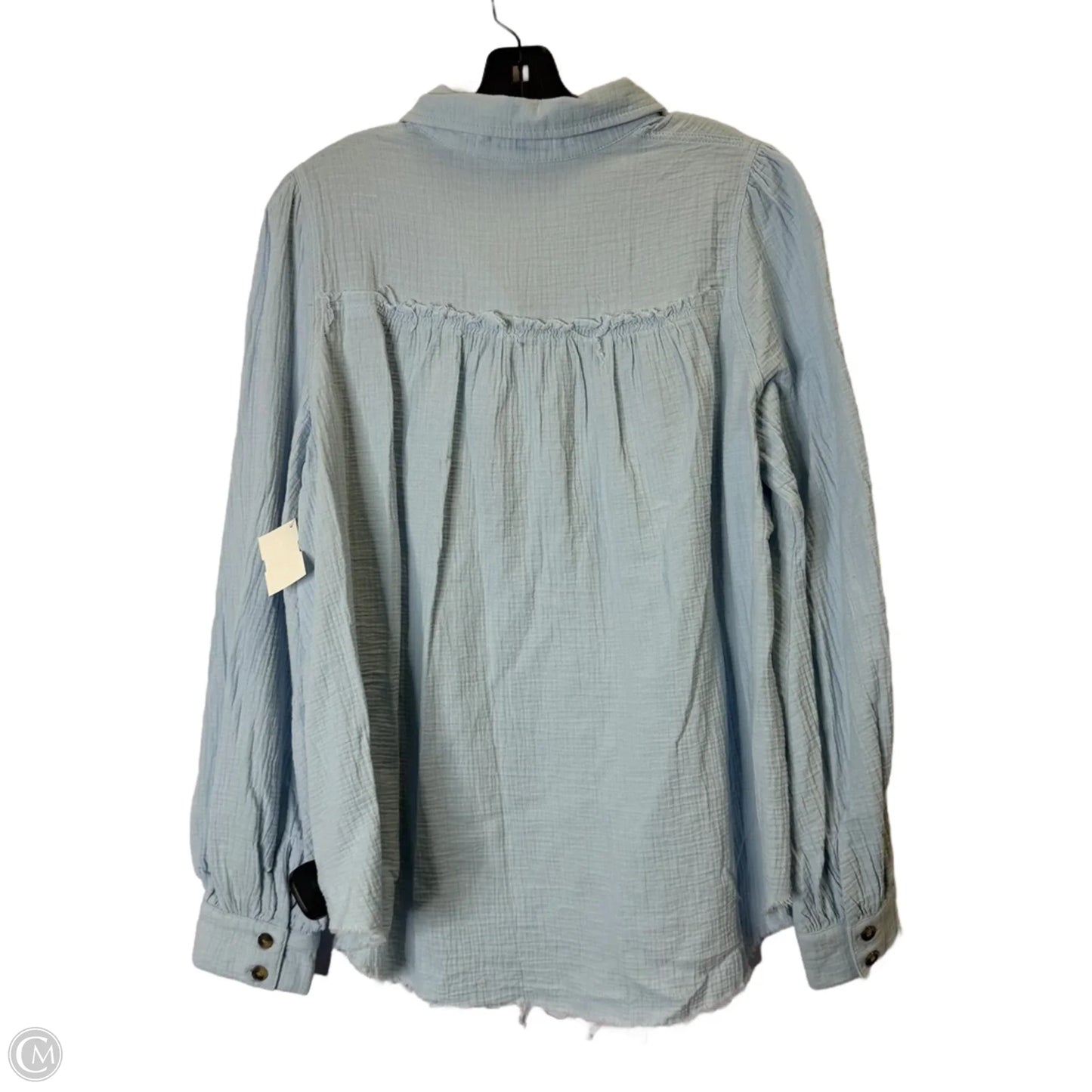 Top Long Sleeve By Shein In Blue, Size: M