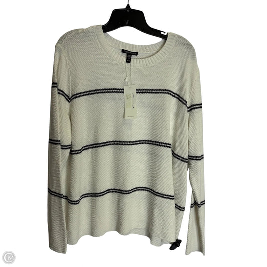 Sweater By Eileen Fisher In White, Size: Xl