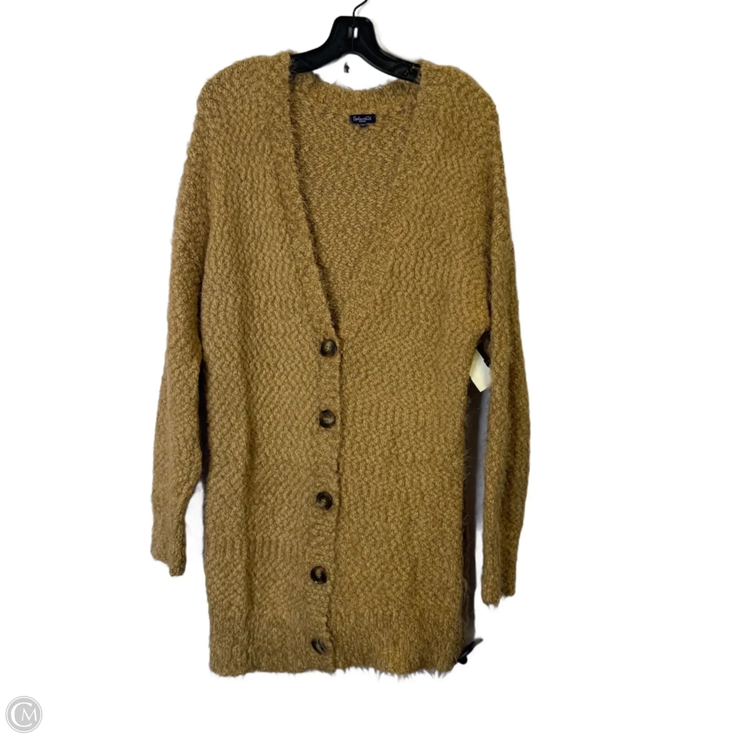 Sweater Cardigan By Splendid In Tan, Size: M