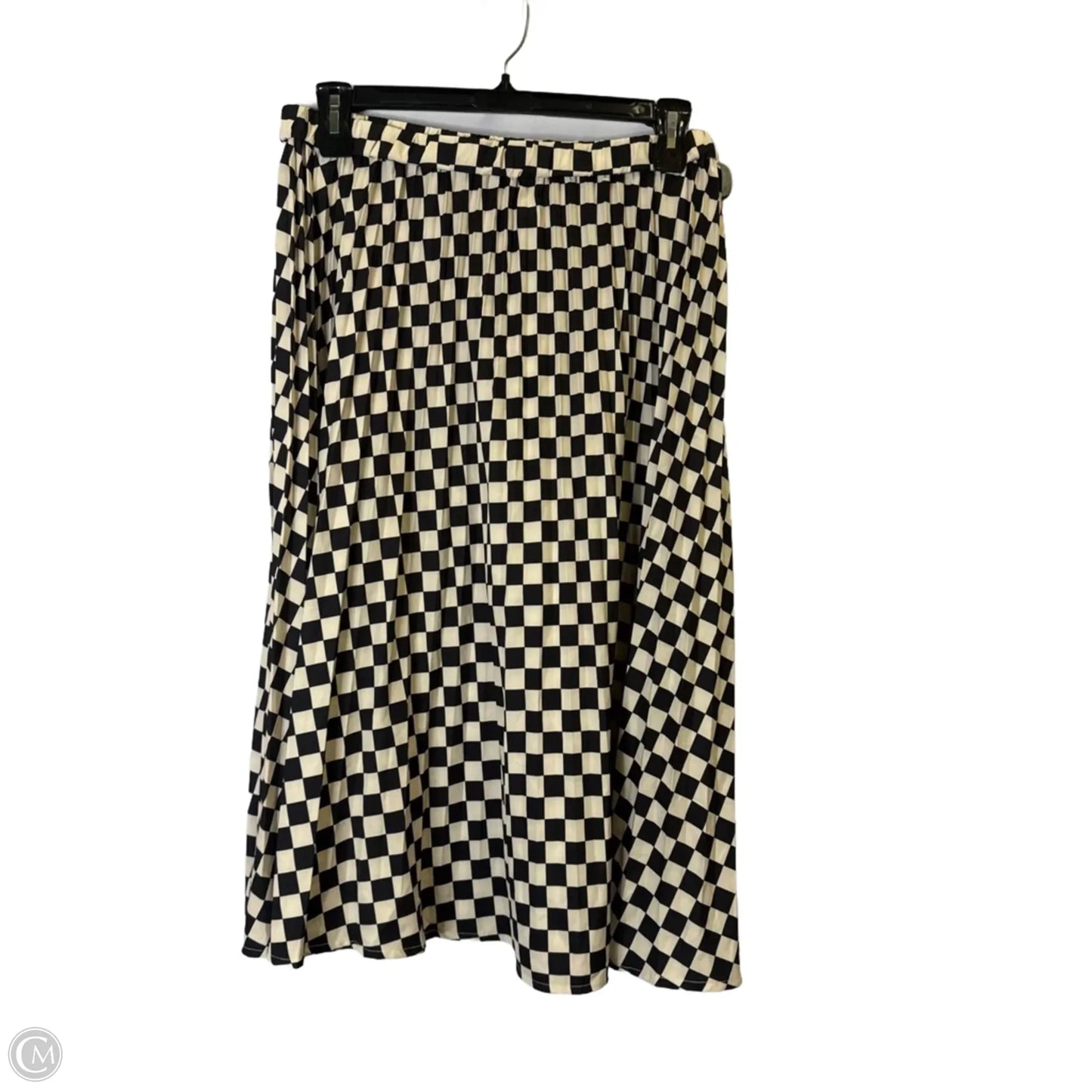 Skirt Midi By Shein In Black & White, Size: 1x