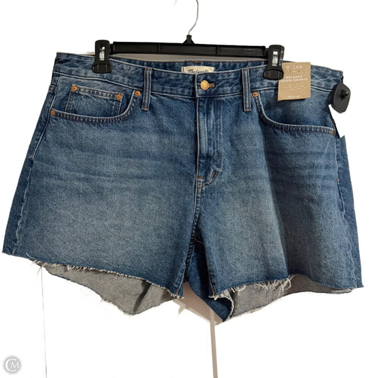 Shorts By Madewell In Blue Denim, Size: 16