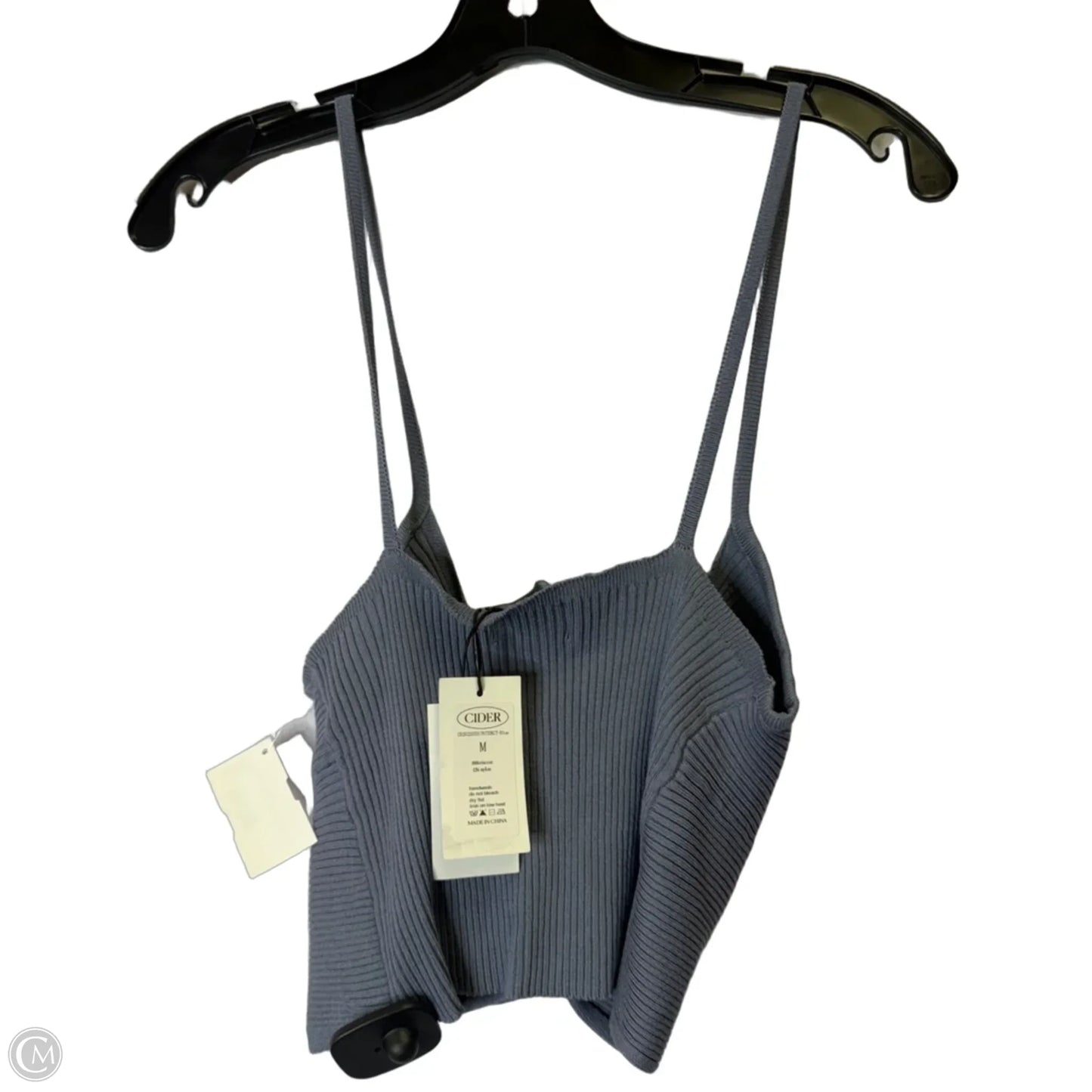 Top Sleeveless Basic By Cider In Blue, Size: M