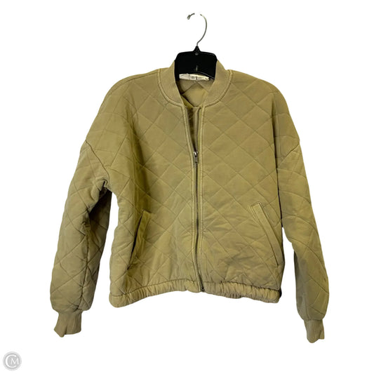 Jacket Puffer & Quilted By Bb Dakota In Tan, Size: S