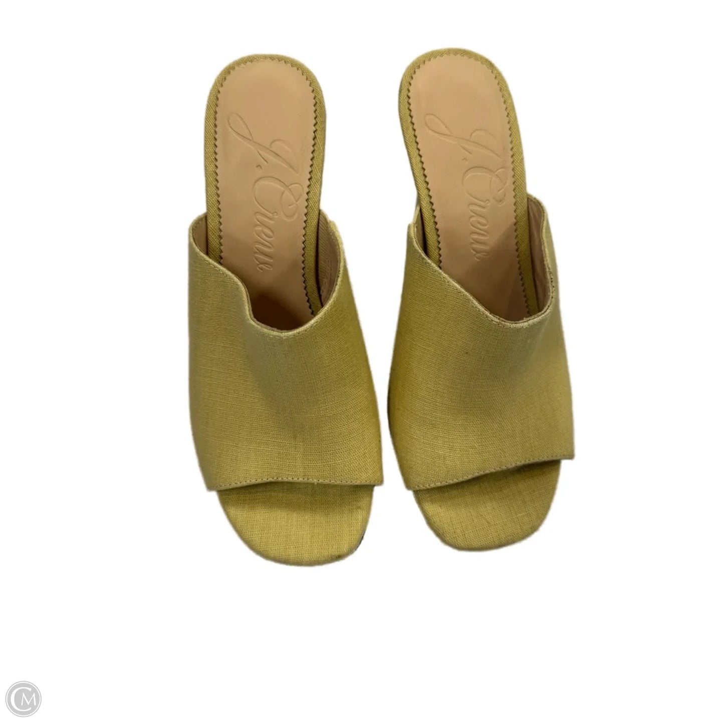 Sandals Heels Wedge By J. Crew In Tan, Size: 6