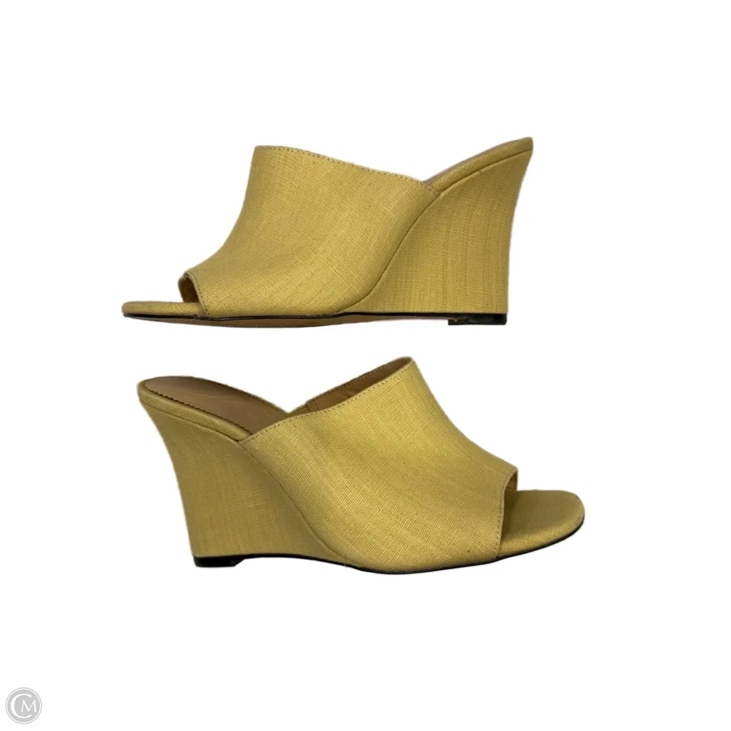 Sandals Heels Wedge By J. Crew In Tan, Size: 6