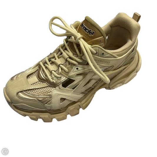 Shoes Luxury Designer By Balenciaga In Tan, Size: 9