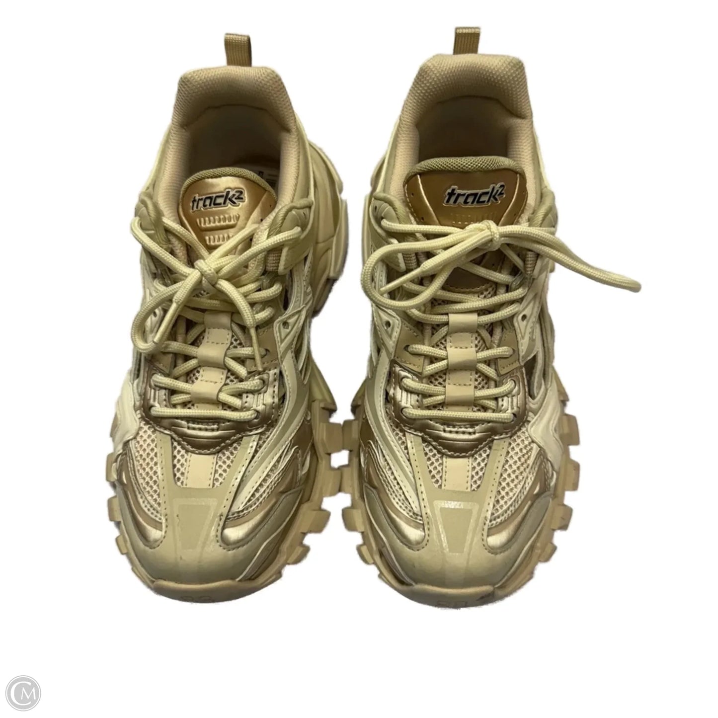 Shoes Luxury Designer By Balenciaga In Tan, Size: 9