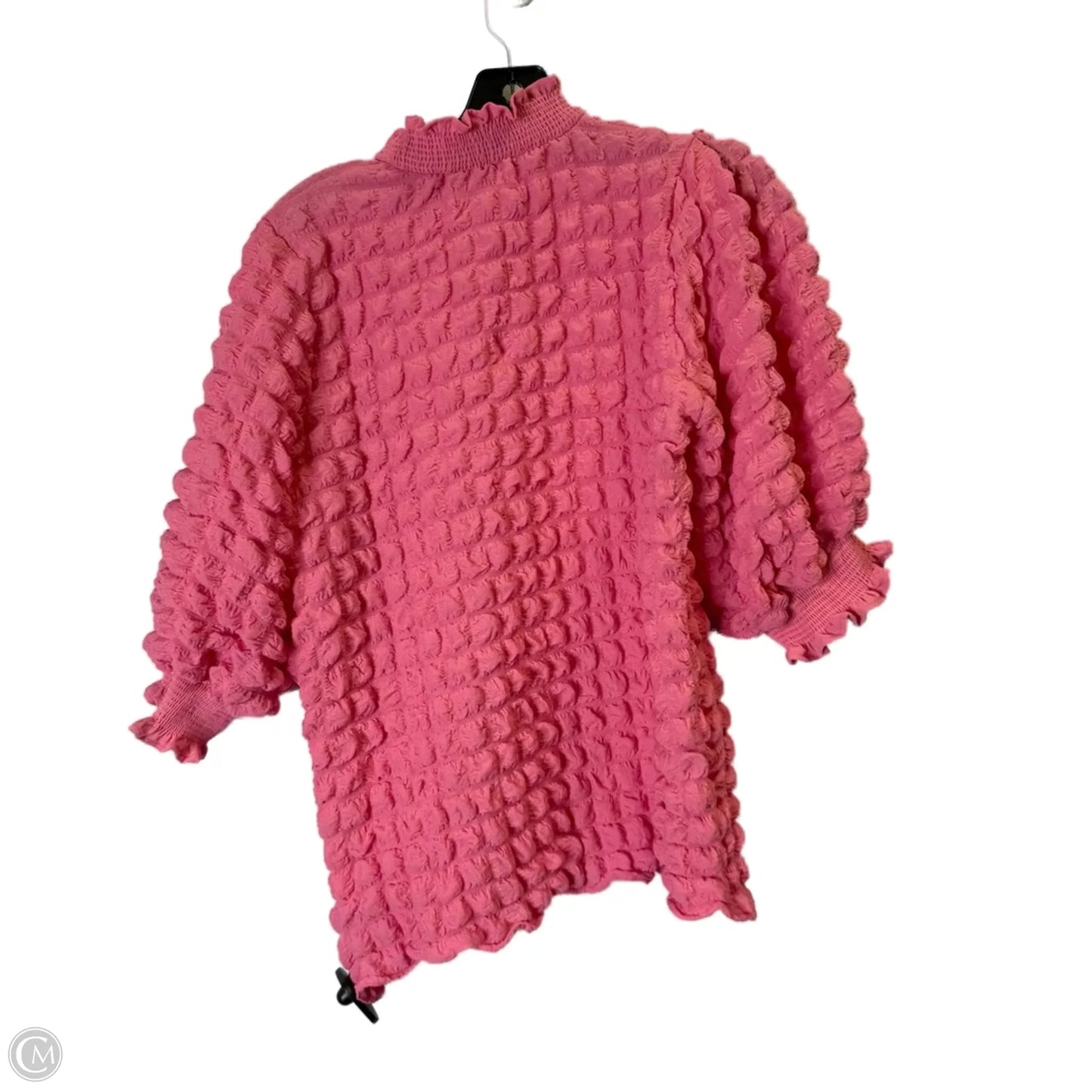 Top Short Sleeve By Simply Southern In Pink, Size: S