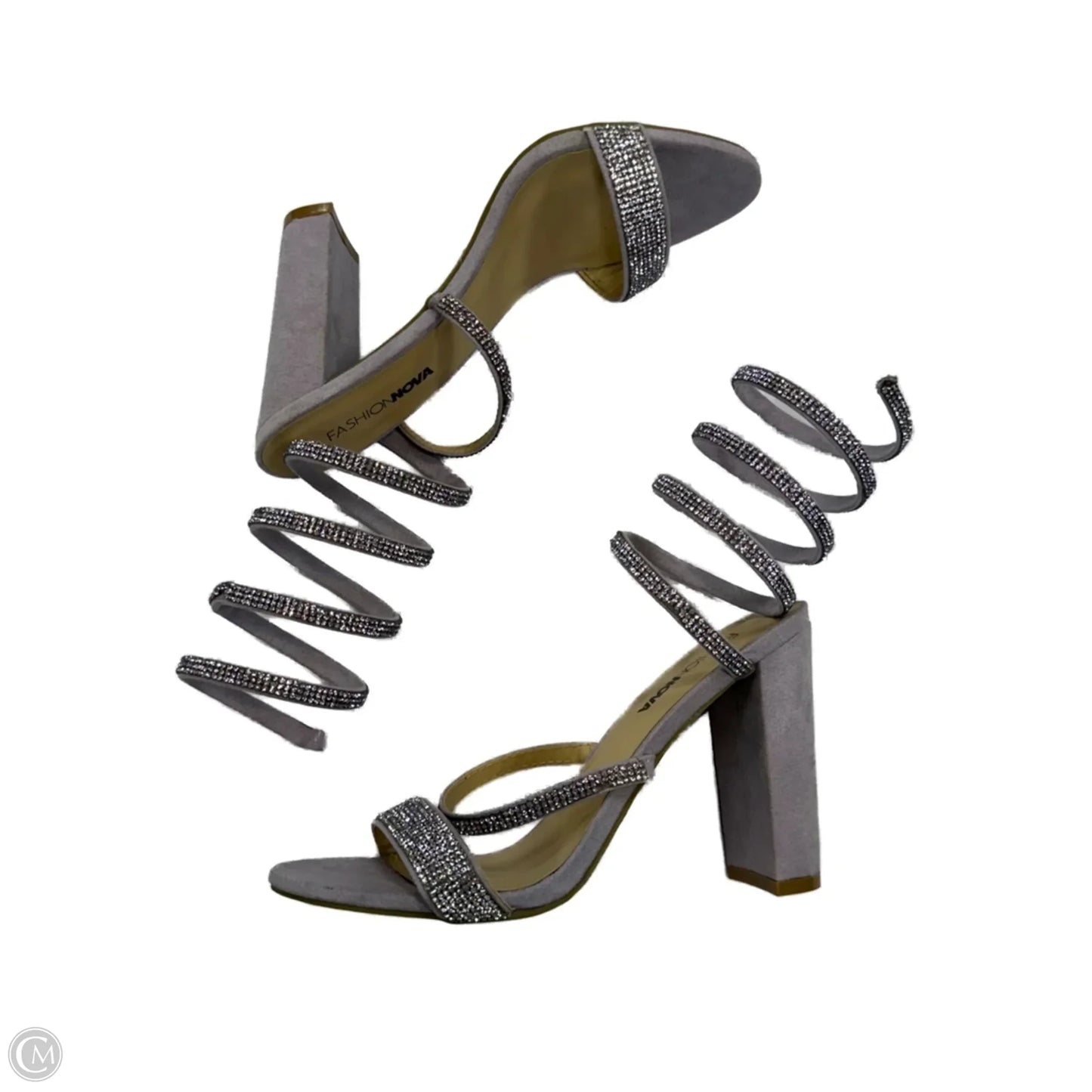Shoes Heels Block By Fashion Nova In Purple, Size: 6.5