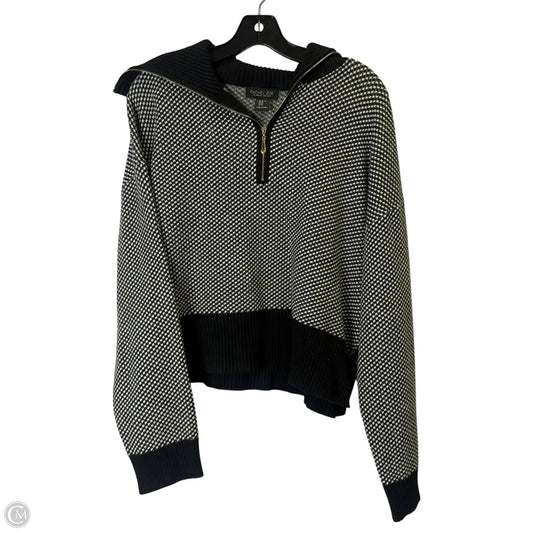 Sweatshirt Collar By Rachel Zoe In Black, Size: Xl