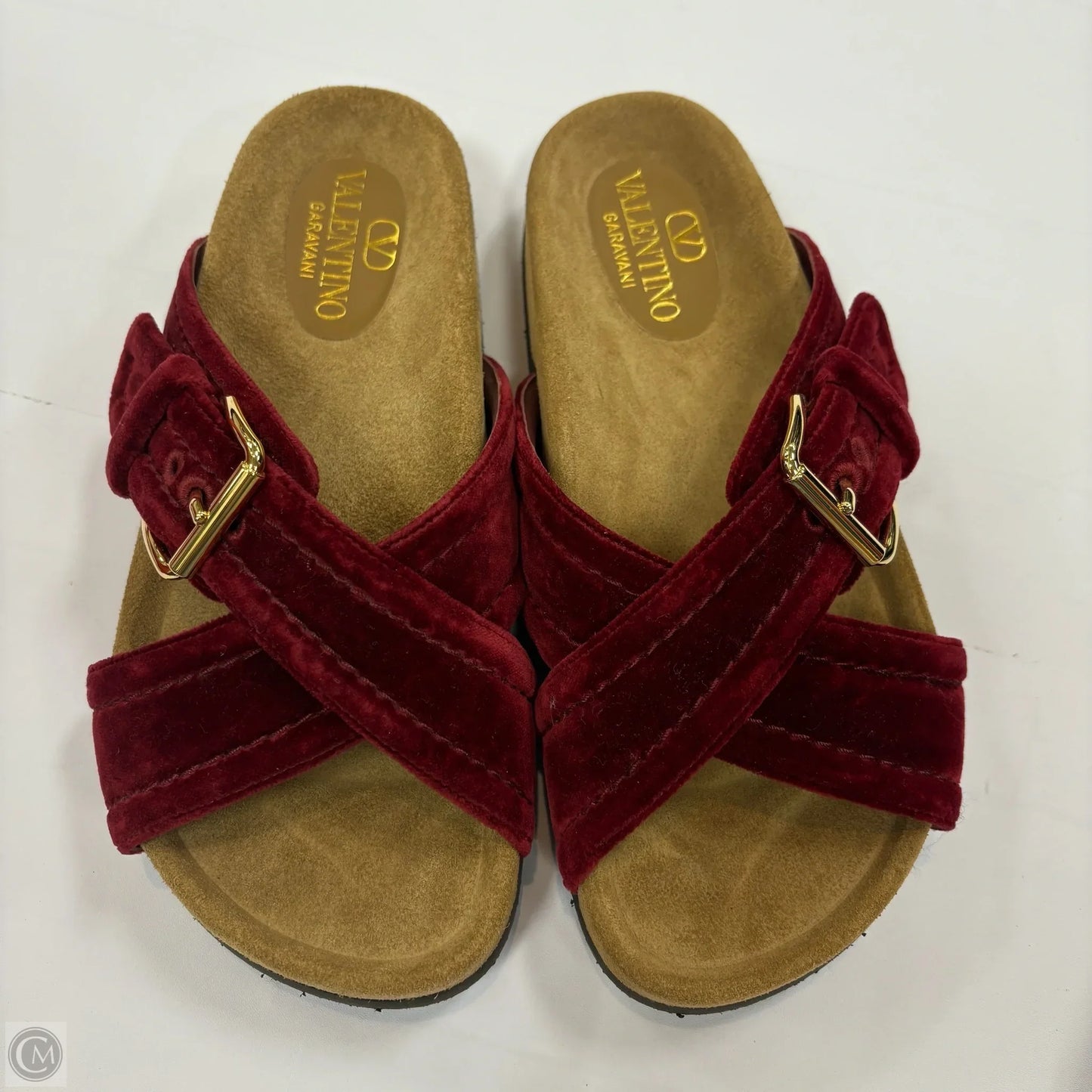 Sandals Luxury Designer By Valentino-garavani In Red, Size: 6